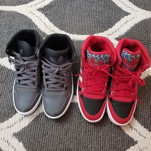 Bundle of 2 adidas high top sneakers